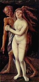 Hans Baldung Grien, Der Tod und das Mädchen, 1517