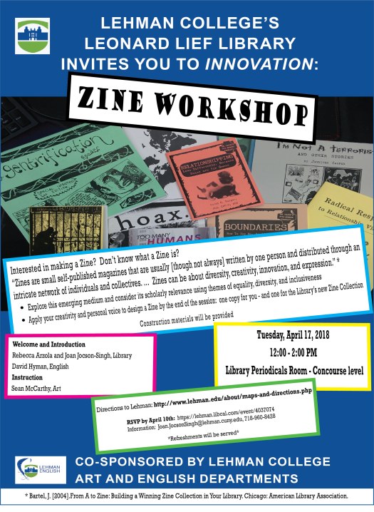 Zine Workshop Flyer